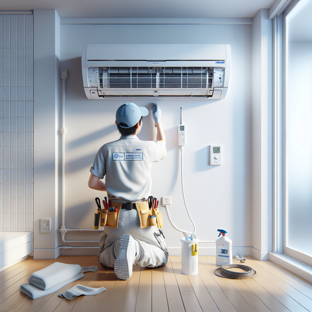 Ilustração para artigo sobre Por que a higienização do ar-condicionado é essencial para a saúde